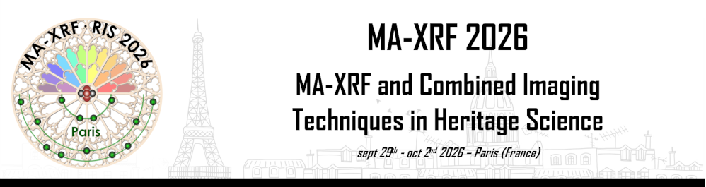 MA-XRF – techniques d’imagerie complémentaires pour l’étude du patrimoine – 29 septembre – 2 octobre 2026 – Paris