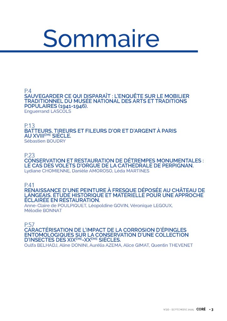 Sommaire - Coréen n°10 - SFIIC