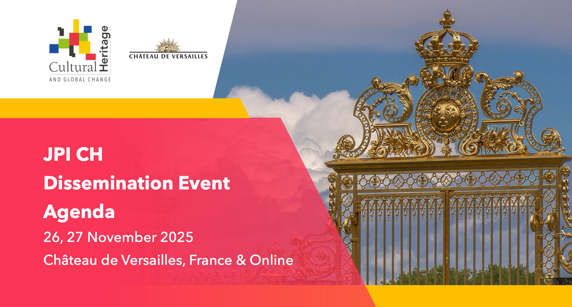 [RECHERCHE] Présentation des projets JPI CH &#8211; 26-27 novembre 2025 &#8211; Versailles (et en ligne)