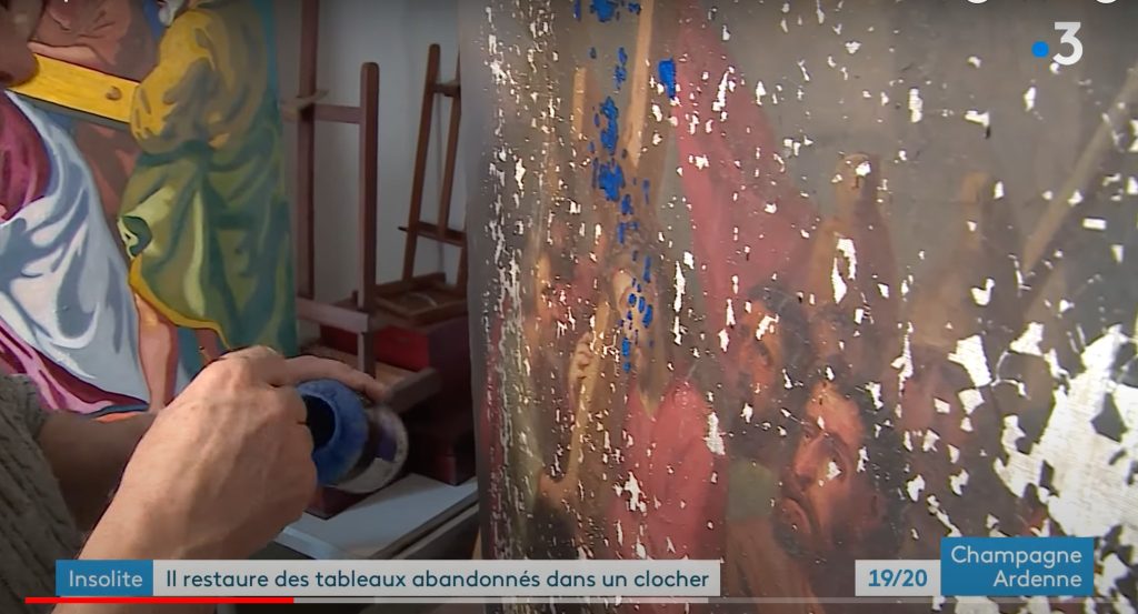 Extrait du reportage de France 3 Champagne Ardennes du 29 mars 2022