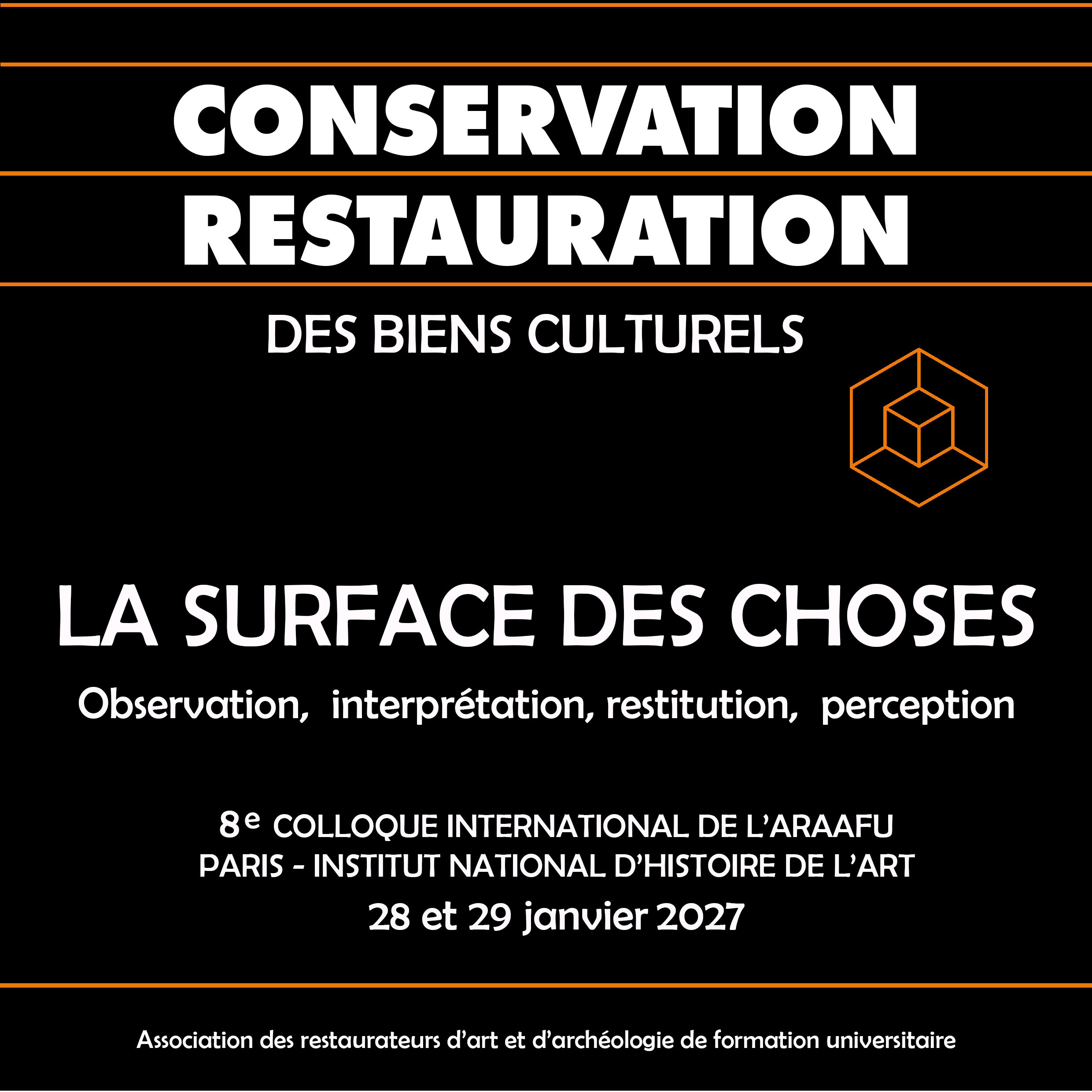 ARAAFU Appel &agrave; contributions – Colloque : La surface des choses