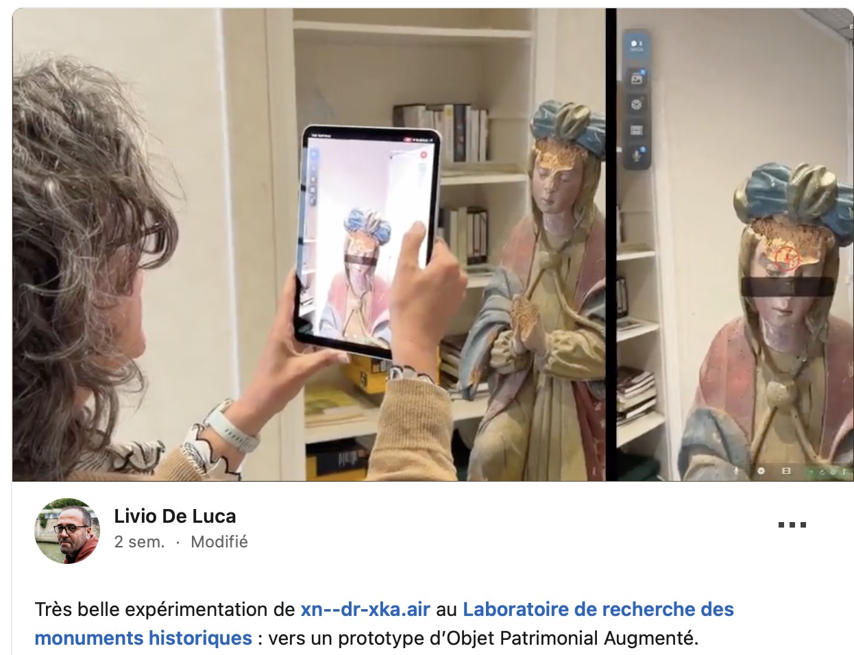 Expérimentation de xn--dr-xka.air au LRMH