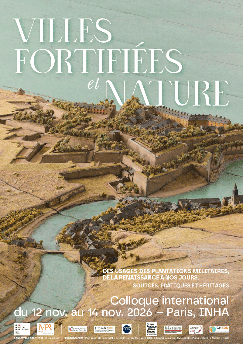 INHA – Colloque international – Villes fortifiées et nature – 12-14 novembre 2026